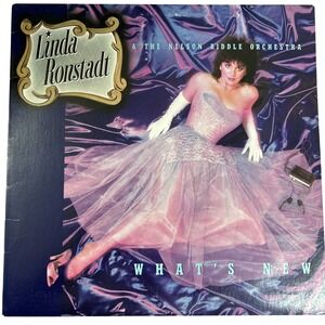 Linda Ronstadt What's New Vinyl LP 1983 Blue Vinyl Nelson Riddle Jazz Pop Vocal